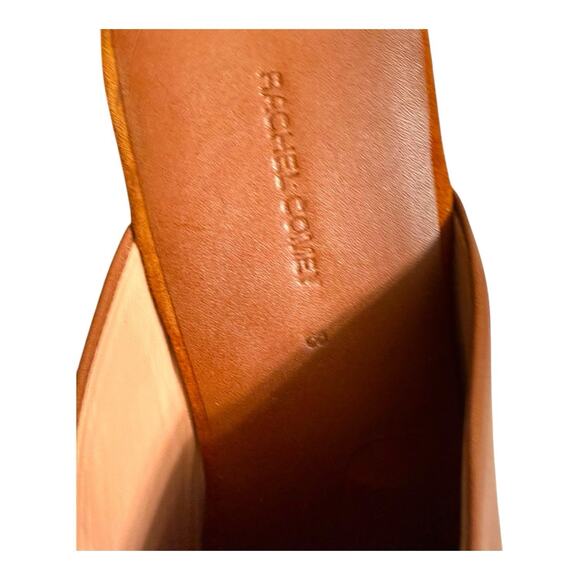 Rachel Comey Blaring Clog Size 8 (fits 7.5) Brown Nappa Leather Wood Mule - Picture 10 of 16